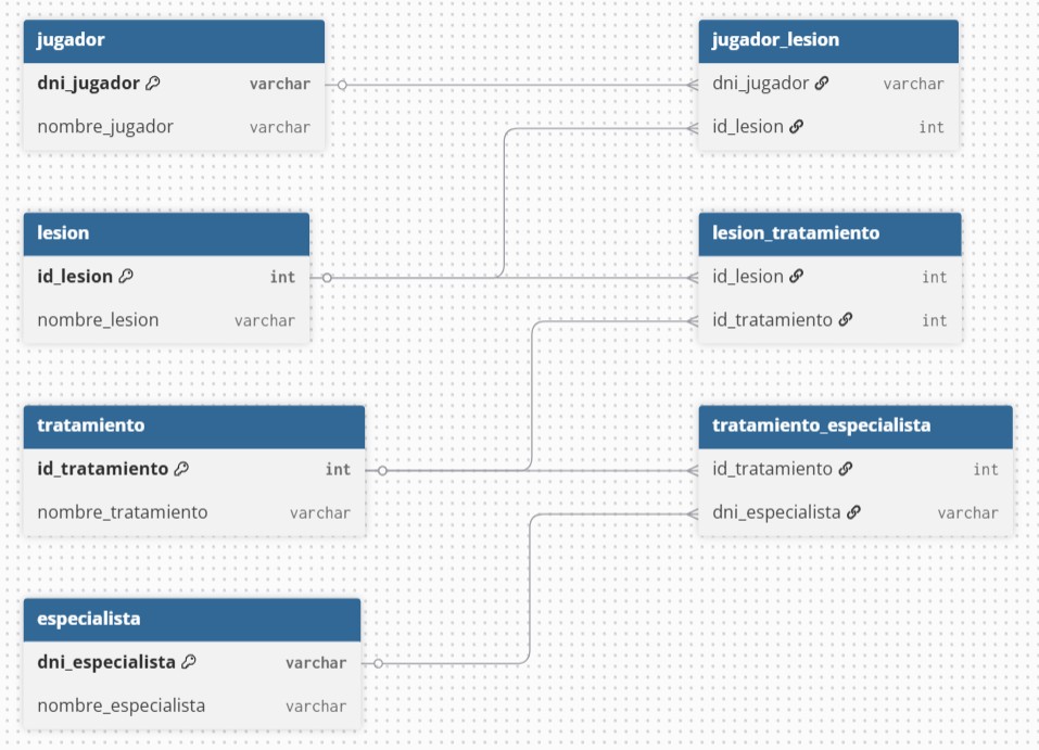 ERD for the Football Injury Database